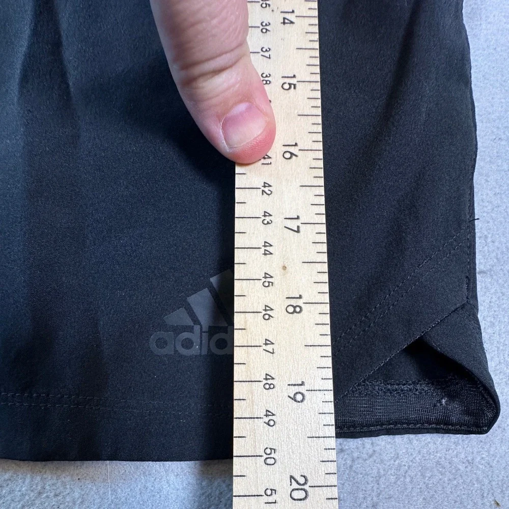 Adidas Climalite Mens Black Athletic Training Shorts Size M Side Pockets